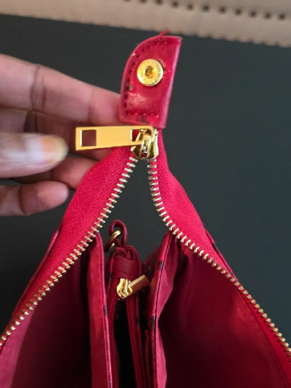 Humble Chic Vegan Leather Faux Ostrich Convertible Crossbody/Wristlet Strap